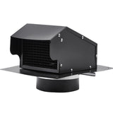 Garvee 6 in Round Stainless Steel Chimney Cap Cone Top with Screen Fireplace Exhaust Roof Rain Cap Exterior Stove Pipe Easy Install