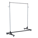 Garvee Z Rack Portable Clothes Rack With 360° Wheels And 220 lb Capacity Stainless Steel Powder-Coated Base For Bedroom And Living Room Compact Design