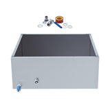 Garvee Premium Stainless Steel Maple Syrup Boiling Pan with Drain Valve 36x16x9.5 Inch Food-Grade 304 Stainless Steel