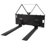 Garvee 46" Heavy Duty Pallet Forks for Tractor Loader with Hitch Ball, Universal Quick Attach, 2600 LB Capacity, 46-Inch, Steel - Black