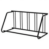 Garvee Floor Bike Rack Single-Side 5-Bike Rack 60"L Grid In Ground Freestanding Steel Outdoor Garage Black - Black