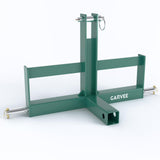 Garvee 3 Point Trailer Hitch with 2" Receiver for Category 1 Tractors Quick Hitch Drawbar Adapter Attachments Green 25.39in - 