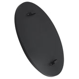 Garvee Fire Pit Cover Compatible with Bonfire, Round Stainless Steel with Handle, Outdoor Patio Camping, 38x38inch, Black
