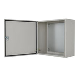 Garvee Outdoor Electrical Box 24x24x8 NEMA 4X Steel Enclosure IP67 Waterproof Lockable for Indoor and Outdoor Use - Gray-White (Suzhou)