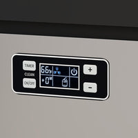 Garvee Commercial Ice Maker Machine Stainless Steel 110LBS/24H Output 33LBS Storage Countertop Undercounter