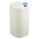 Garvee 8 Gallon Touchless Motion Sensor Trash Can, Stainless Steel, White, 30L, Kitchen, Bathroom, Office