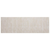 Garvee Long Hallway Runner Rug Mat Indoor Low-Pile Cream 2'3"x8' Non-Slip Machine Washable - Light Off-White Texture