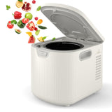 Garvee 2.5 L Electric Composter for Kitchen, Smart Compost Bin with Auto Cleaning, LED Display, Low Noise, Odour-Removing Technology, Eco-Friendly, Black