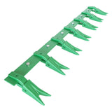 Garvee Bucket Tooth Bar for Sub-Compact Tractor，61" Heavy Duty Tractor Bucket Teeth Fits Bucket Cutting Edges Sized 1/2" or Less with Effortless Installation，Green - Green