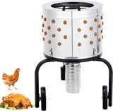 Garvee Chicken Plucker Machine 20 in Stainless Steel With 106 Soft Fingers For Farms Restaurants Home, Waterproof, GFCI Safe, Portable