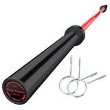 Garvee Olympic Barbell 7FT Weight Bar for Weightlifting and Powerlifting 45Lb Red, 1500Lbs Capacity, 2" Standard Weights Fit - Red