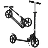 Garvee Kick Scooter for Teens Adults Kids 6+ - 220LB Capacity, 3-Level Adjustable Handlebar, 8" Sturdy Wheels, Outdoor Sports, Black - Black
