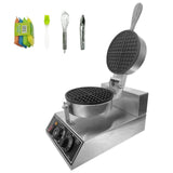 Garvee Commercial Waffle Maker 1200W Stainless Steel Nonstick Single Head For Home And Restaurant 7.28 Inch