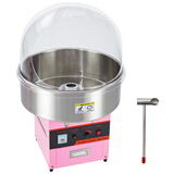 Garvee Electric Cotton Candy Machine - 980W Commercial Floss Maker w/Stainless Steel Bowl, Sugar Scoop, Drawer, Perfect for Home, Carnival, Kids Birthday, Family Party - pink