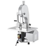 Garvee 1100W Electric Bone Saw with Adjustable Cutting Thickness, 5 Blades, Large Stainless Steel Table for Chicken Fish Beef