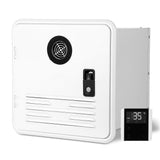 Garvee 55,000 BTU RV Tankless Water Heater with Digital Remote, Compact 15'' x 15'', White for All RVs & Campers