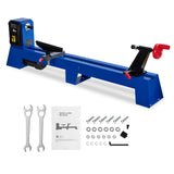 Garvee Wood Lathe 14 in x 40 in Benchtop Wood Lathe Machine 0.5 HP Variable Speed 1040-2980 RPM with Wrench & 2 Chisels for Woodworking Woodturning