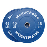 Garvee 2 In Change Plates Set - Fractional Rubber-Coated Weight Plates for Gym Home, Standard Size, Color-Coded