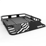 Garvee 46" x 36" Universal Roof Rack Carrier Basket, Heavy Duty Rooftop Cargo Rack for SUVs and Trucks, Black, 200 Lbs Capacity - Rack