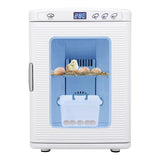 Garvee 25L Portable Reptile Incubator With Precision Digital Temp Control & Dual Cooling Heating, Durable Material, Dual Power, Home & Field Use - White