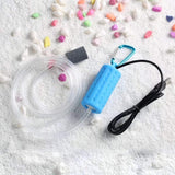 Garvee Whisper Easy To Use Air Pump Portable Mini USB Aquarium Fish Tank Oxygen Pump Mute Energy Saving Accessories - Blue