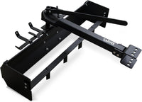 Garvee 42" Tow Behind Box Scraper Lawn Tractor Attachments with Tractor Box Blade Hitch Tow Fit for ATV UTV, Black