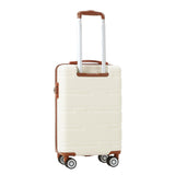 Garvee 28in Hardside Carry On Luggage with Spinner Wheels, Expandable Lightweight Suitcase, TSA Lock, Durable Hardshell Cabin Luggage, Black