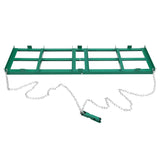 Garvee Driveway Drag 4 Ft Width, Drag Harrow Driveway,Grader Landscape Power Rake for ATV, UTV, Tractor, Mower, Tow Behind Yard Lawn Leveling Tool with 6 Ft Heavy Duty Chain - Green