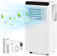 Garvee 10000BTUs Portable Air Conditioner, 3-In-1 Stand UP AC Unit with Heater, Dehumidifier, Fan Modes for Room Up to 450 Sq. Ft, Auto Swing, 24 Timer, White