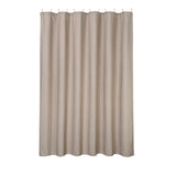 Garvee Water-Repellent Linen-Like Shower Curtain With Hooks For Home & Hotel, 182x198cm, Super Gray, Quick-Dry, Heavy, Non-Slip - Hellbraun