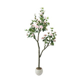 Garvee 6FT Artificial Tree with Planter Indoor Outdoor Faux Tree for Home Office Wedding Party Decor Green - 