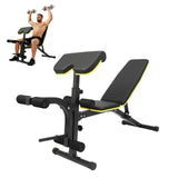 Garvee Multi-Functional Adjustable Weight Bench with Thick Pad for Full Body Workout, 396 Lbs Capacity, Black