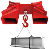 Garvee Universal Forklift Lifting Hook Heavy-Duty Steel 6600 LBS Load Capacity Swivel Hook With 2 L-Screws For Fixation Warehouse Construction Site