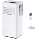 Garvee 10000 BTU Portable Air Conditioner With Dehumidifier & Fan For Rooms Up To 560 Sq.Ft, White, Remote Control, LED Display
