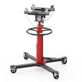 Garvee 1320lbs Transmission Jack - Heavy-Duty Hydraulic Telescoping High Lift Jack with Dual Spring-Loaded Pedals, 34"-68" Lifting Range for Auto Repair and Maintenance, Red - Red
