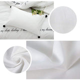 Garvee Set of 4 White Pillow Cases, Standard Size, 400 Thread Count, 100% Egyptian Cotton, Zippered Pillow Covers, 20" x 36"