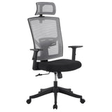 Garvee SP-VC-AMOTAI Mesh Office Desk Chairs Black and Gray Ergonomic Comfortable Adjustable - Black And Gray