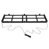 Garvee Drag Harrow 8 Ft Heavy Duty Tow Behind with Adjustable Bars and 72 Inch Chain, Green, for ATV UTV Tractor Landscape and Driveway Grading - Black