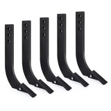 Garvee Box Blade Shank 16 in Ripper Shank 3 Holes Box Scraper Shank Scarifier Shank Adjustable 18in Black 5 Pack