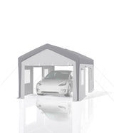 Garvee Top Cover 13x20FT 180G PE Heavy Duty Carport Replacement Gray - Top Cover Only, Frame Not Included