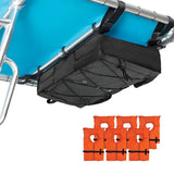 Garvee T-Top Storage Bag Heavy Duty Life Jacket Storage Waterproof for Boats, Holds 6 Jackets, Durable Black
