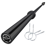 Garvee Barbell Bar for Weightlifting - 7FT Heavy Duty (1500LB/700LB), 4FT Short (500LB), 4FT EZ Curl Bar - Black
