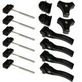 Garvee Tonneau Cover Clamps Replacement Parts for Hard Tri-Fold Truck Tonneau Covers Plastic and Metal Durable Stability