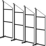 Garvee Shipping Container Shelving Bracket 4PCS Adjustable 3-Tier Powder Coated Steel 1100 LBS Capacity 22in D x 60in H Quick Hang for Cargo Warehouse Garage - Adjustable | 4-Pack