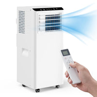 Garvee 8,000 BTU Portable Air Conditioners, Portable AC Unit for Room up to 350 sq.ft, Standing Air Conditioner with Cool, Dehumidifier & Fan Modes Remote Control, 24H Timer, Sleep Mode, Installation Kit