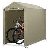 Garvee Bicycle Shed Durable Outdoor Storage Shelter for Bikes, Compact Size, Weather-Resistant - Army Green