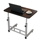 Garvee Standing Desk Adjustable Height Mobile Rolling Laptop Table for Home Office Study Bedroom Black