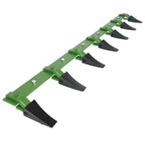 Garvee 60 in Heavy-Duty Steel Bucket Tooth Bar for Tractor Loader, 4,560 LBS Load, Fits 1/2 in or Less Cutting Edges, No Drilling Required, Durable Black - Green
