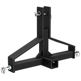 Garvee 3 Point Quick Hitch Receiver, 2" Receiver Quick Hitch Compatible Category 1 Tractor,Heavy Duty 3 Point Hitch Farm Equipment and Subcompact Trailer Hitch Attachments - Black