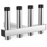 Garvee Fishing Rod Holder Stainless Steel For Car 2 In Hitch Receiver Adjustable Angle Silver Rust Resistant